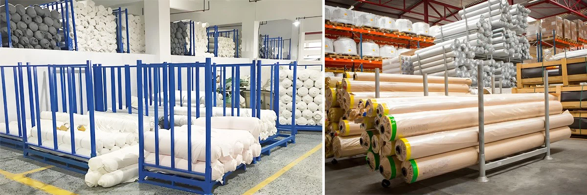Fabric roll rack Fabric roll rack